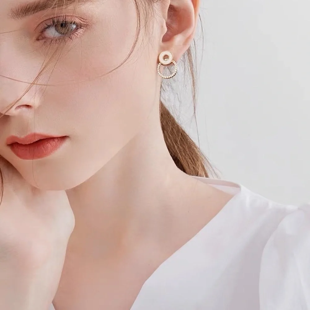 💎 BOGO❗️Double circle Earrings Hypoallergenic women’s jewelry